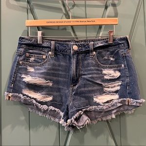 AE Distressed Jean Shorts